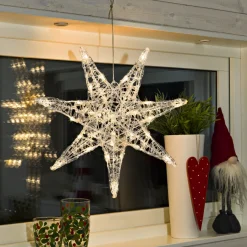 Best Konstsmide Stjerne akrylplast 45 cm Transparent