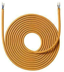 New Nielsen Light Stoffledning 4 meter uten jord - farget Gull