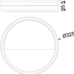 Discount NorDesign Storm 325 vegglampe 3000/4000 Kelvin 10/18/24W IP65 Svart