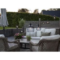 Sale Star Trading Sunlight solcelle pendel large utendørs m/sensor - Svart
