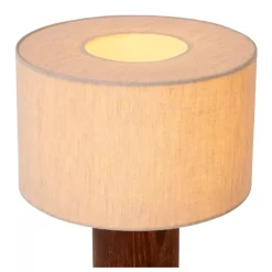 Discount Lucide Tachina bordlampe 31,5 cm Tre / Natur