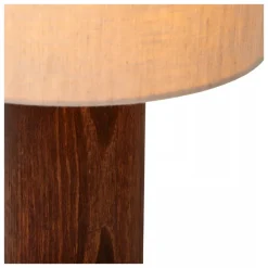 Discount Lucide Tachina bordlampe 31,5 cm Tre / Natur