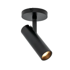 Norlux Tania Mini Slim Surface takspot 9W 2700K RA90 Dimbar - Svart