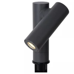 Discount Lucide Tatum hagebelysning på spyd 13 cm 4,5W IP65 3000K - Antrasitt