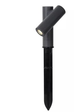 Discount Lucide Tatum hagebelysning på spyd 13 cm 4,5W IP65 3000K - Antrasitt