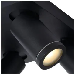 Best Lucide Taylor spot 4 lys IP44 baderom warm to dim 4x5W 2200-3000K Svart