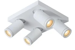 Best Lucide Taylor spot 4 lys IP44 baderom warm to dim 4x5W 2200-3000K Svart