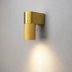 New Konstsmide Temi vegglampe ned utendørs IP54 GU10 Svart