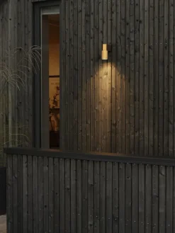 New Konstsmide Temi vegglampe ned utendørs IP54 GU10 Svart