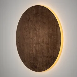 Sale Nowodvorski Timber rund vegglampe 75 cm 22W 3000 Kelvin Brun