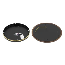 Discount Nowodvorski Timber rund vegglampe 35 cm 13W 3000 Kelvin Brun