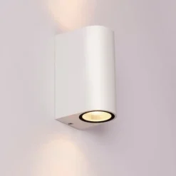 Outlet Ms - belysning Torpa vegglampe opp/ned utendørs IP54 - Hvit