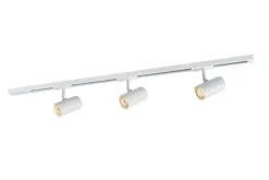 Online Ms - belysning Trackline Jazz spotskinne 1 meter 3 spot - Hvit