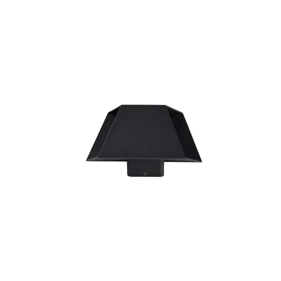 Outlet Nowodvorski Triangles vegglampe opp/ned lys utendørs IP54 2x5W 3000K - Svart