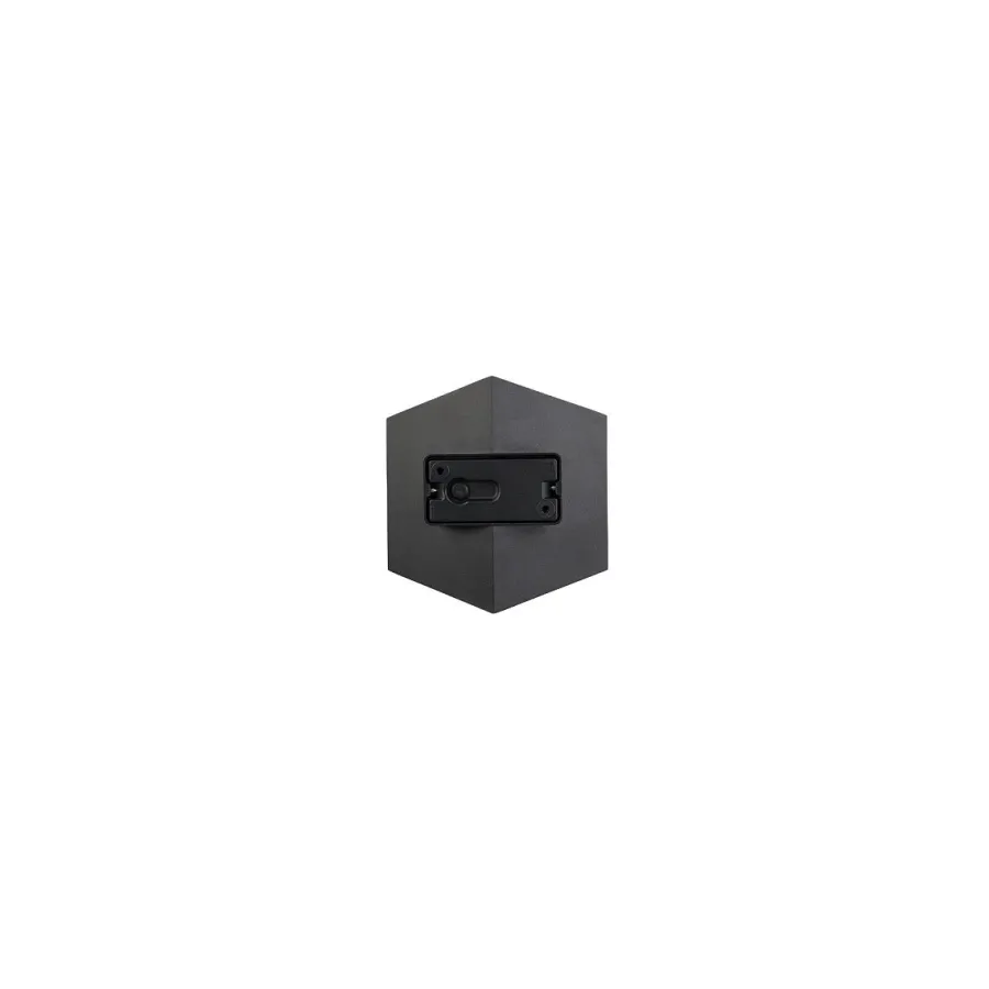Outlet Nowodvorski Triangles vegglampe opp/ned lys utendørs IP54 2x5W 3000K - Svart
