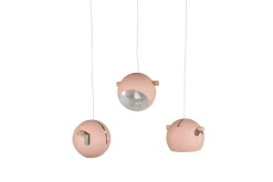 New Venture Home Tubbie takpendel 3 lys - Dusty Pink Rosa