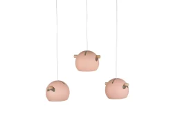New Venture Home Tubbie takpendel 3 lys - Dusty Pink Rosa