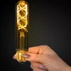 Best Lucide Tube E27 Filament LED T32 5W 2200K 15 cm dimbar - Amber
