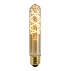 Best Lucide Tube E27 Filament LED T32 5W 2200K 15 cm dimbar - Amber