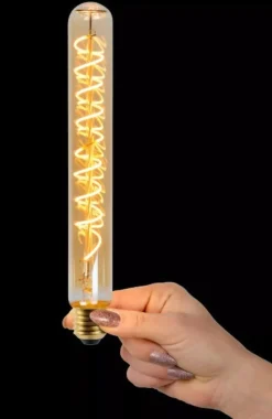 Discount Lucide Tube E27 Filament LED 5W 2200K T32 25cm dimbar - Amber