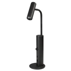 Sg Armaturen As Tube micro bordlampe 2700 Kelvin med USB lading Svart
