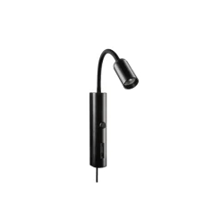 Sg Armaturen As Tube vegglampe med USB 3000K dimbar
