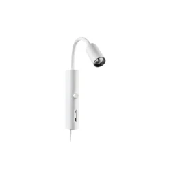 Sg Armaturen As Tube vegglampe med USB 3000K dimbar