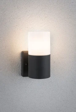 Paulmann Tube vegglampe utendørs IP44 Grå