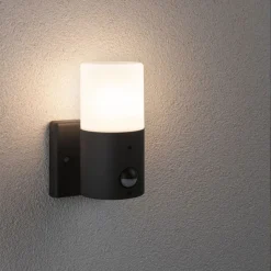 Sale Paulmann Tube vegglampe utendørs IP44 - Sensor Grå