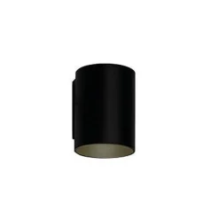 Clearance Antidark Tubus W108 vegglampe utendørs ned lys 6,1W 3000 Kelvin IP65 - Dimbar Svart