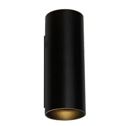 Best Antidark Tubus W212 vegglampe utendørs opp og ned lys 11,8W 3000 Kelvin IP65 - Dimbar Svart