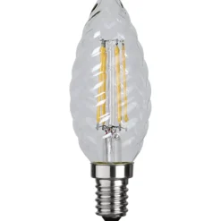 Clearance Star Trading Tvist lyspære E14 4,2W - dimbar t glass Klar