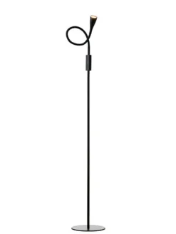 Outlet Nielsen Light Twist gulvlampe 3W 3000K 3 step dim - Svart