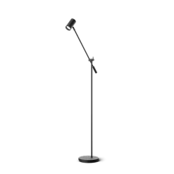 Sale Belid Tyson gulvlampe m/vipp Svart