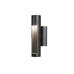 Outlet Konstsmide Udine vegglampe utendørs 12W 3000K IP44 - Svart