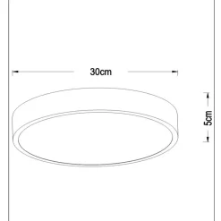 Hot Lucide Unar taklampe Ø30cm 3 step dim
