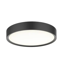 Best Halo Designs Universal taklampe 28 cm 3-step dim 12W 3000 Kelvin IP44 - Svart