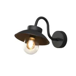 Discount Konstsmide Vega vegglampe mini - Svart