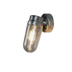 Best Konstsmide Vega vegglampe utendørs IP54 E27 - stål Galvanisert