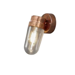 Konstsmide Vega vegglampe utendørs IP54 E27 - Kobber