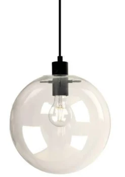 Discount NorDesign Viola takpendel 25 cm - Svart/klar