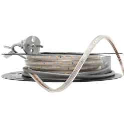 Online Norlux 230V LED-Strip 9,2W 3000K IP65 Dimbar m/stikkontakt - 20 meter Hvit