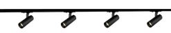 NorDesign Vox Ezra spotskinne 4 spotter 2 meter 4x10W 2700K dimbar RA90 - Svart