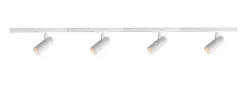 Discount NorDesign Vox Ezra spotskinne 4 spotter 2 meter 4x10W 3000K dimbar RA90 - Pure white Hvit