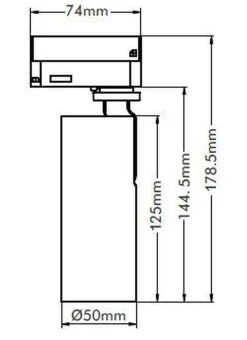 Discount NorDesign Vox Ezra spot 10W 3000K RA90 Dimbar (1T) - Svart