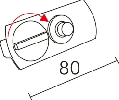 Sale NorDesign Vox pendeladapter for spotskinne - Svart