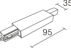 NorDesign Vox senterkobling - Pure white Hvit