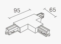 Sale NorDesign Vox T-connector (R) - Hvit