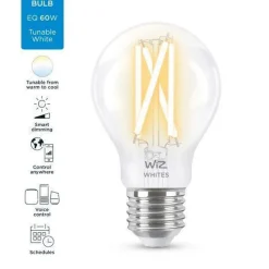 Hot WiZ E27 Lyspære filament A60 6,7W Wifi - Justerbar fargetemperatur 2700-6500 Kelvin