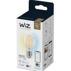 Hot WiZ E27 Lyspære filament A60 6,7W Wifi - Justerbar fargetemperatur 2700-6500 Kelvin